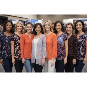 8 Career Style Blouses Women's size MEDIUM